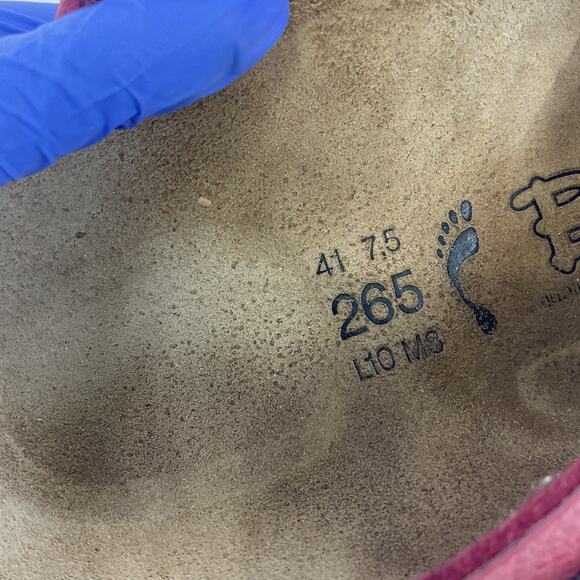 Birkenstock Red Cross-Strap Sandals - Picture 5 of 7